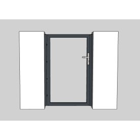 Személybejáró kiskapu (antracit-szürke) 1000 mm