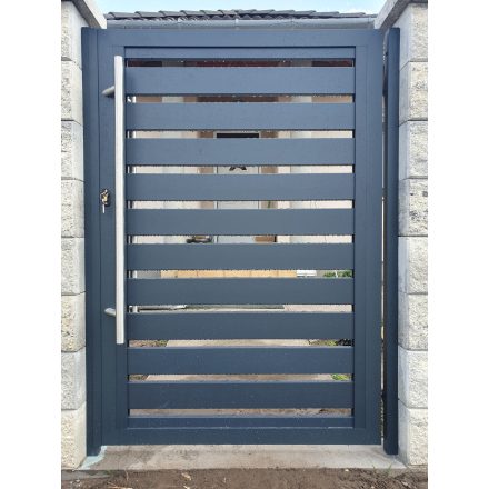 Személybejáró kiskapu (antracit-szürke) 1000 mm, alumínium burkolattal