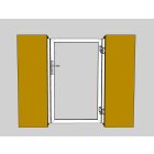 Személybejáró kiskapu (fehér) 1000 mm