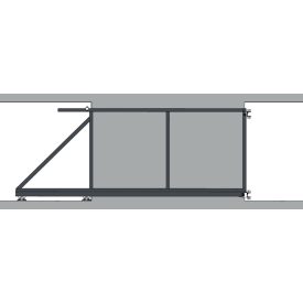 Úszókapu (antracit-szürke) 3000 mm