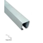 Úszókapu (csokibarna), alumínium burkolattal