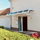 1,5x3 méteres, falra szerelhető előtető